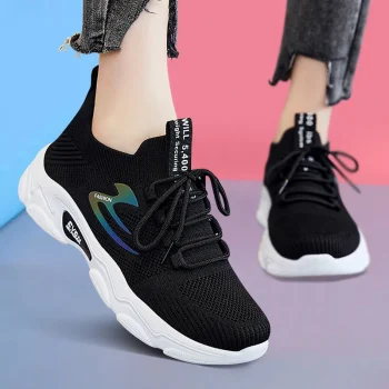 Women's shoes summer new casual shoes Fashion running shoes flying woven breathable sneakers women's shoes