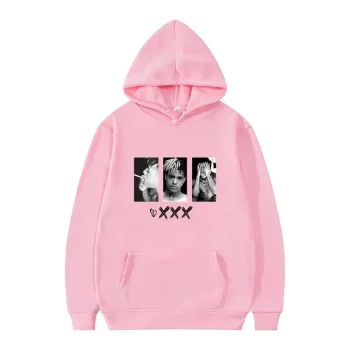 XXX TENTACTION Printed Hooded Sweatshirt Fall and Winter Trendy Casual Fashion Streetwear Unisex Clothing Fleece Warm Top