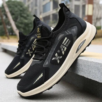 Men's spring casual shoes, breathable mesh sports shoes, comfortable men's shoes