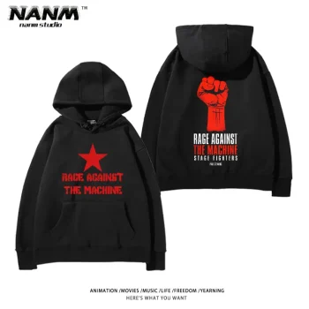 2025 Rage Against The Machine, A Band of Violent Resistance, Hooded Sweatshirts, Versatile, Trendy, High-quality Luxury Brand