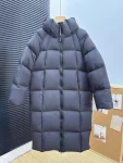 Winter -15°Warm Puff Hooded Long Down Jacket Women White Duck Down Outdoors Knee Length Jacket Female Thick Loose Parker Outwear