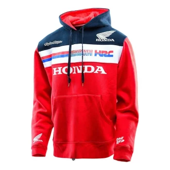 Honda retro comfortable autumn and winter new fashion printed men's and women's same sports and leisure jumper cycling top