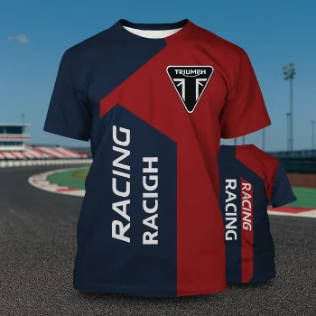 Classic Triumph Motorcycle Biker Jersey, Quick Dry Comfortable Racing Fan Shirt, Fashion Streetwear Top for Men and Women